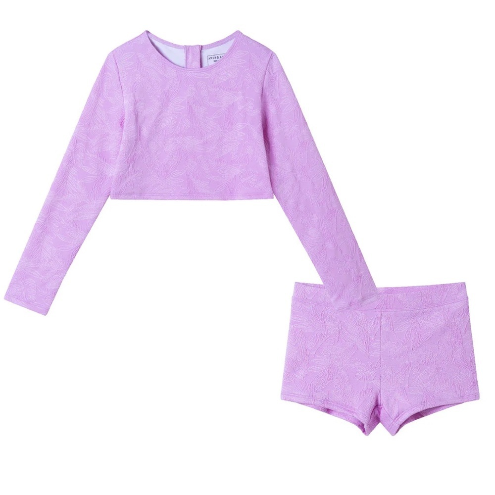 Andy & Evan Kids' Lavender Swim Set